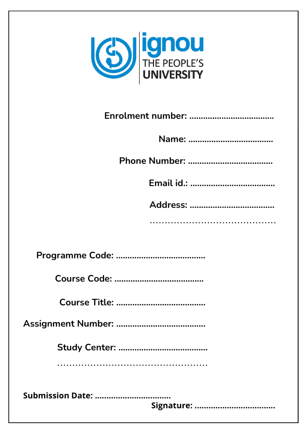 ignou dissertation sample pdf download